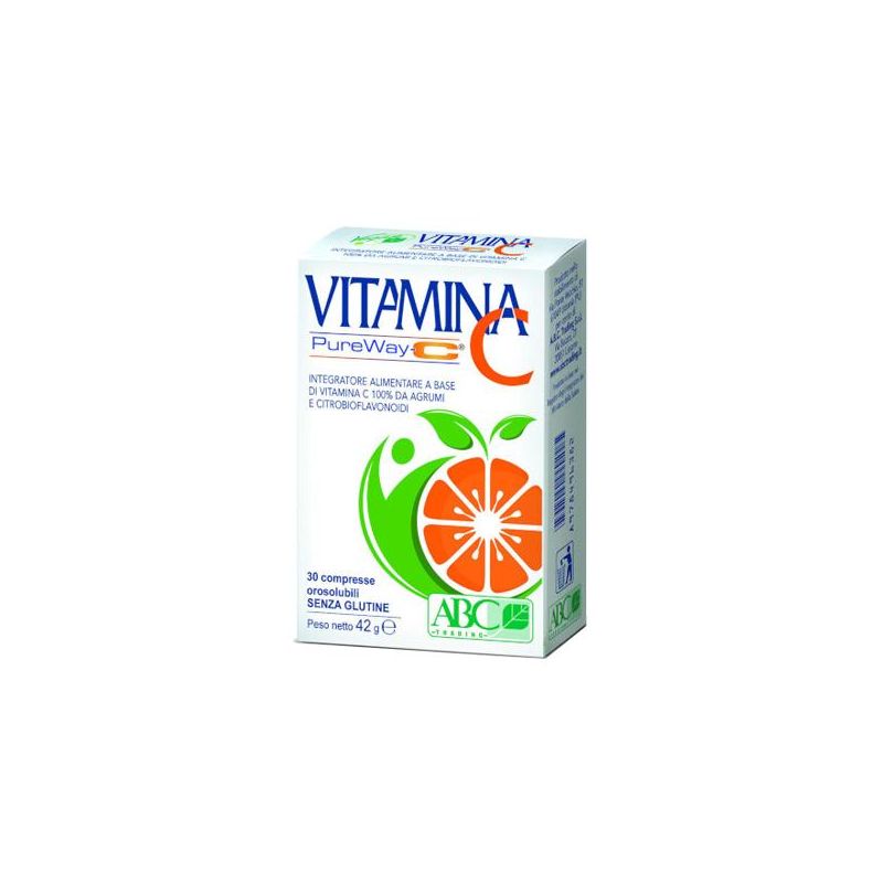 Pureway-C Vitamina C Pura - Confezione da 30 compresse Oro