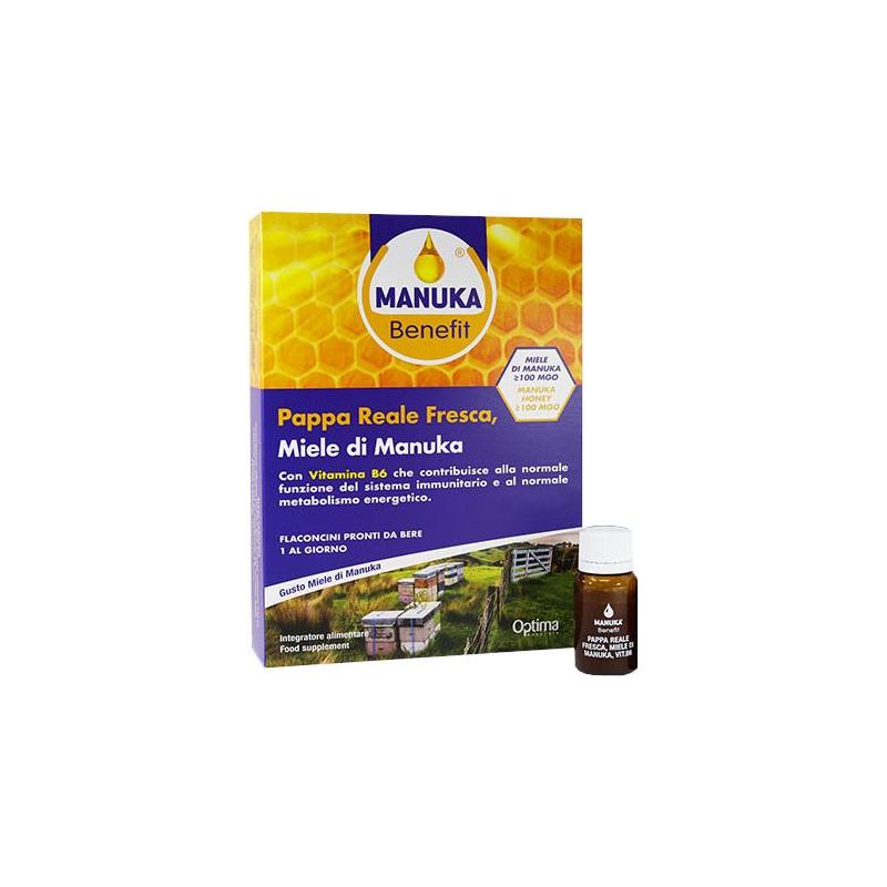 Benefit Manuka Pappa Reale con Vitamina B6 - Set di 10 Flaconcini