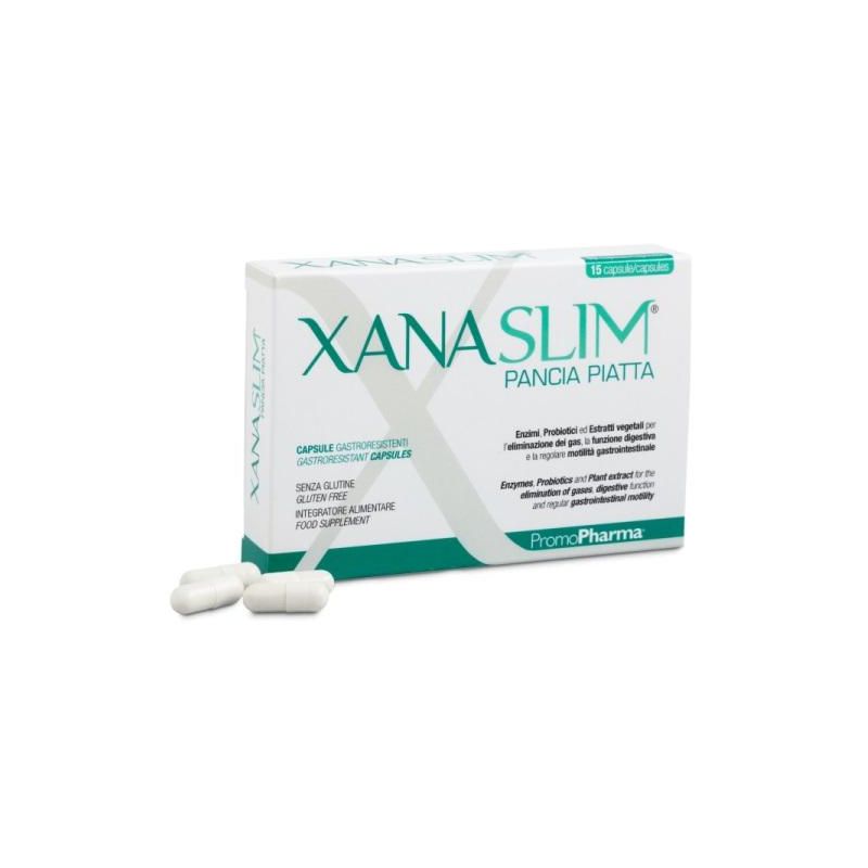 Xanaslim Capsule per Gonfiore Addominale - Confezione da 15