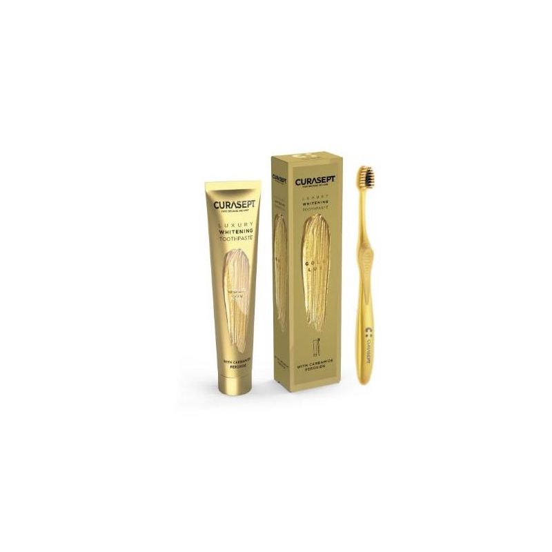 Curasept Gold Luxury 75ml: Dentifricio Sbiancante di Lusso