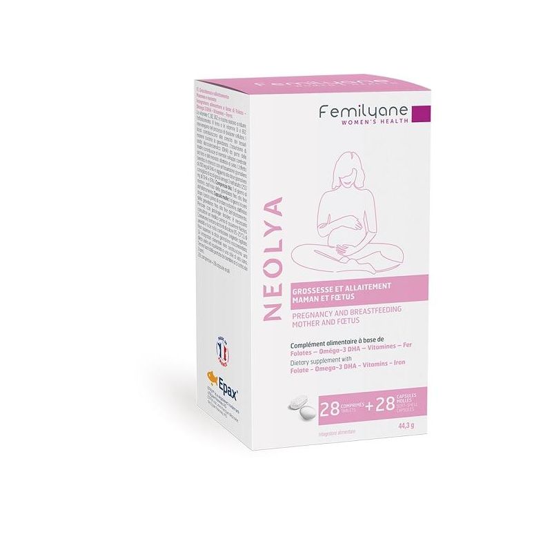 Laboratoires Bailleul Neolya Supporto per Gravidanza e Allattamento 28 Capsule