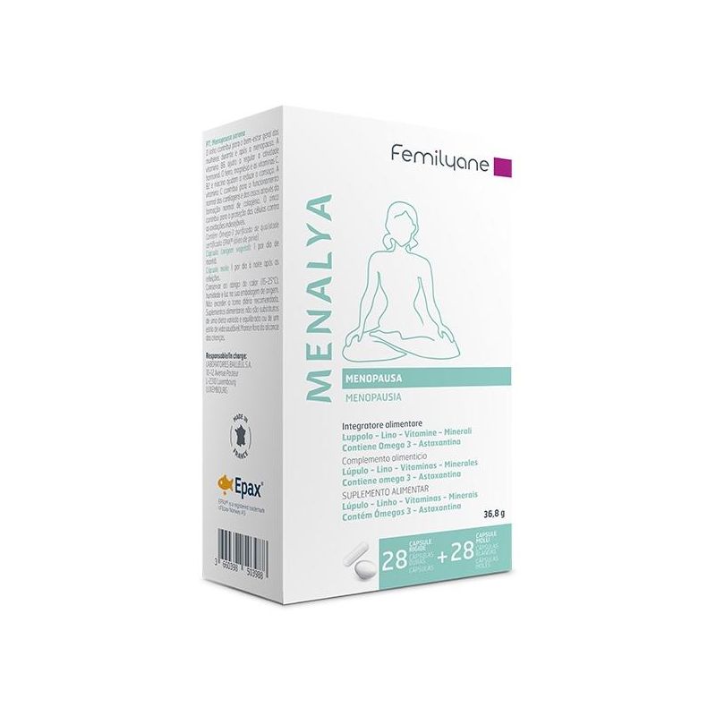 Laboratoires Bailleul Menalya Menopausa Kit: 28 Capsule Rigide + 28 Capsule Molli