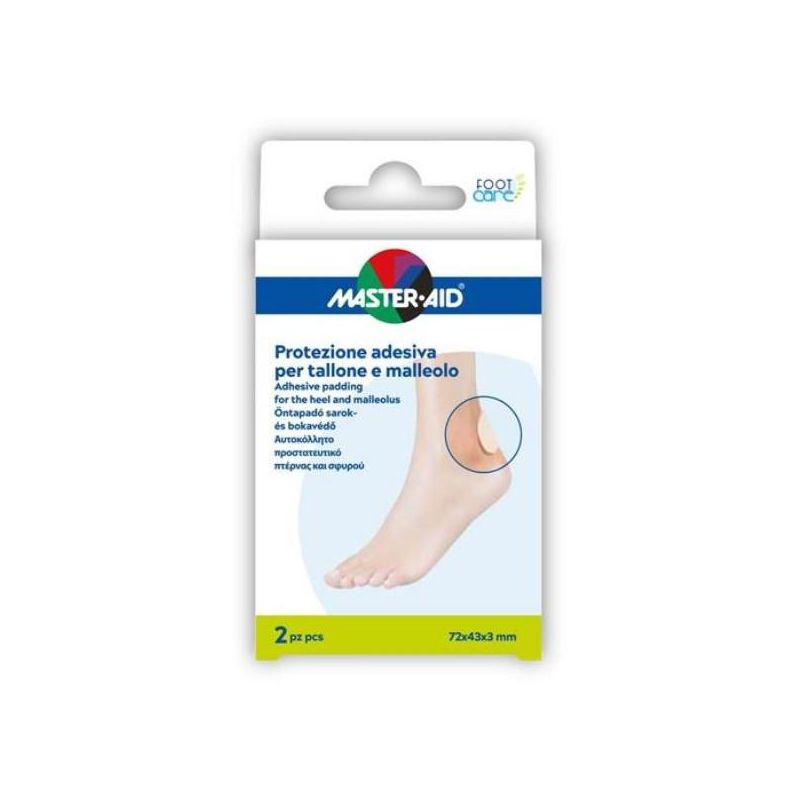 Protezione per Tallone e Malleolo Master-Aid Foot Care - Confezione da 2 Pezzi