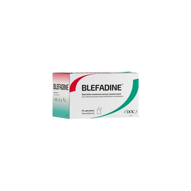 Blefadine Salviette Monouso per Detersione Perioculare - 14 Pezzi