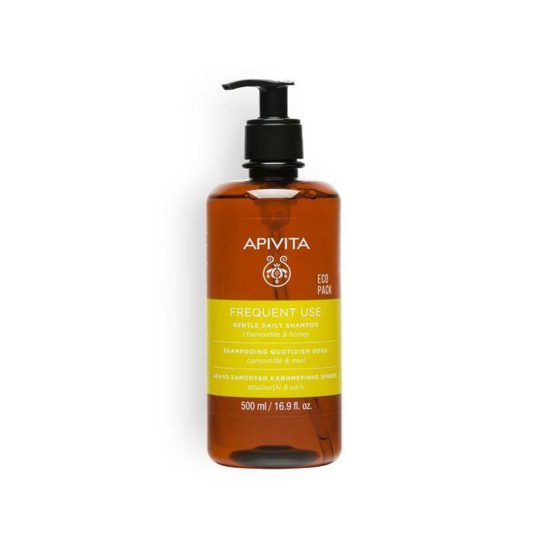 Apivita Ecopack Shampoo Delicato per Uso Frequente - 500ml
