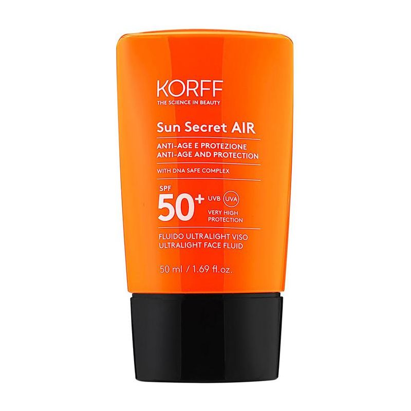 Korff Sun Secret - Fluido Protettivo Viso SPF50+, 50ml