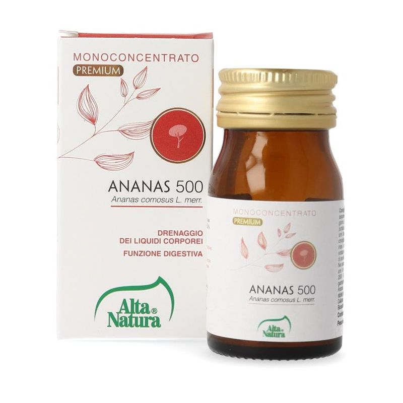 Terranata Ananas 500 - Integratore Alimentare, 40 Compresse