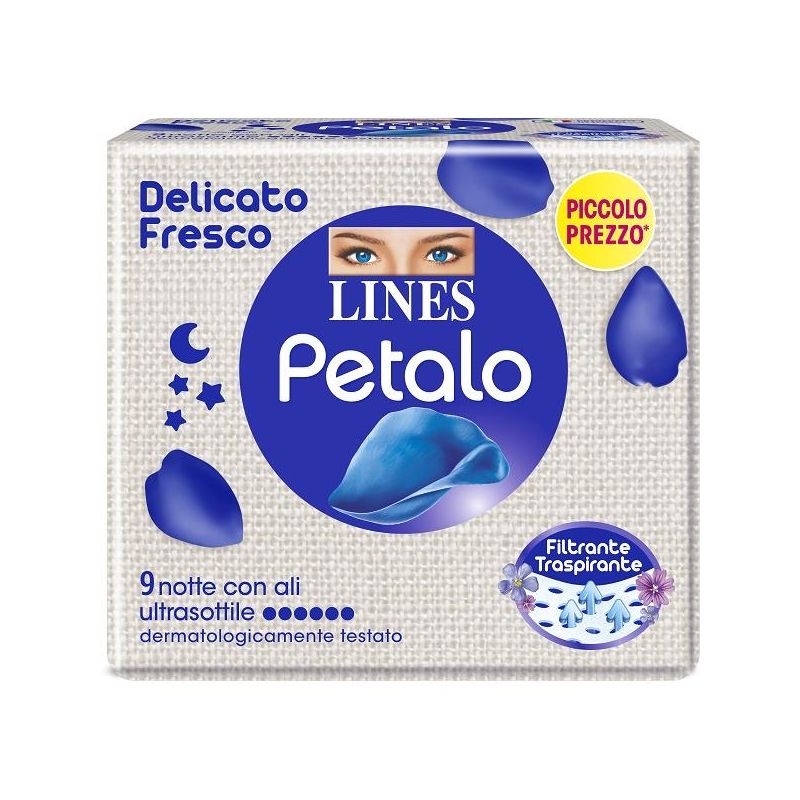 Petalo Blu Notte Linea di 9 Pezzi