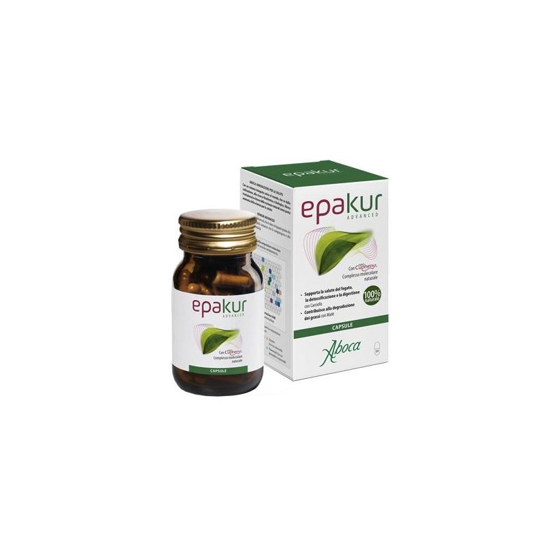 Aboca Epakur Advanced - Integratore Alimentare, 50 Capsule