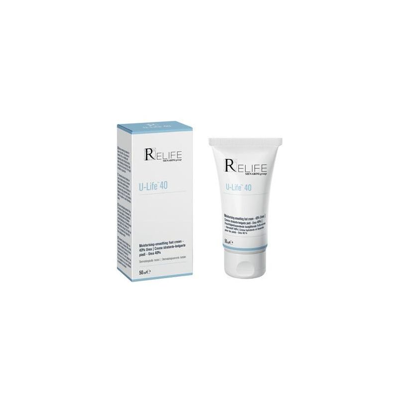 Relife U-Life 40 Crema Idratante e Levigante per Piedi - 50ml
