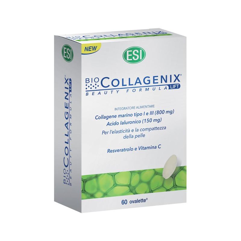 Esi Biocollagenix - Integratore di Collagene, 60 Ovalette
