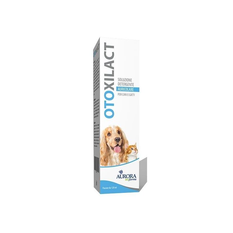 Detergente Auricolare Otoxilact 120ml per Cani e Gatti