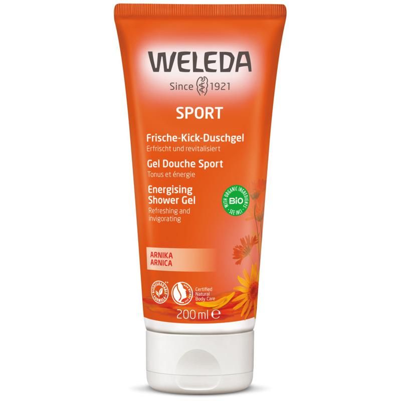 Weleda Energy Sport Shower Gel con Arnica, 200ml
