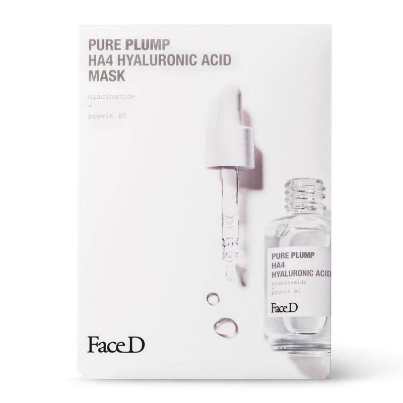 Face D Maschera Viso Pure Plump con Quadruplo Acido Ialuronico HA4