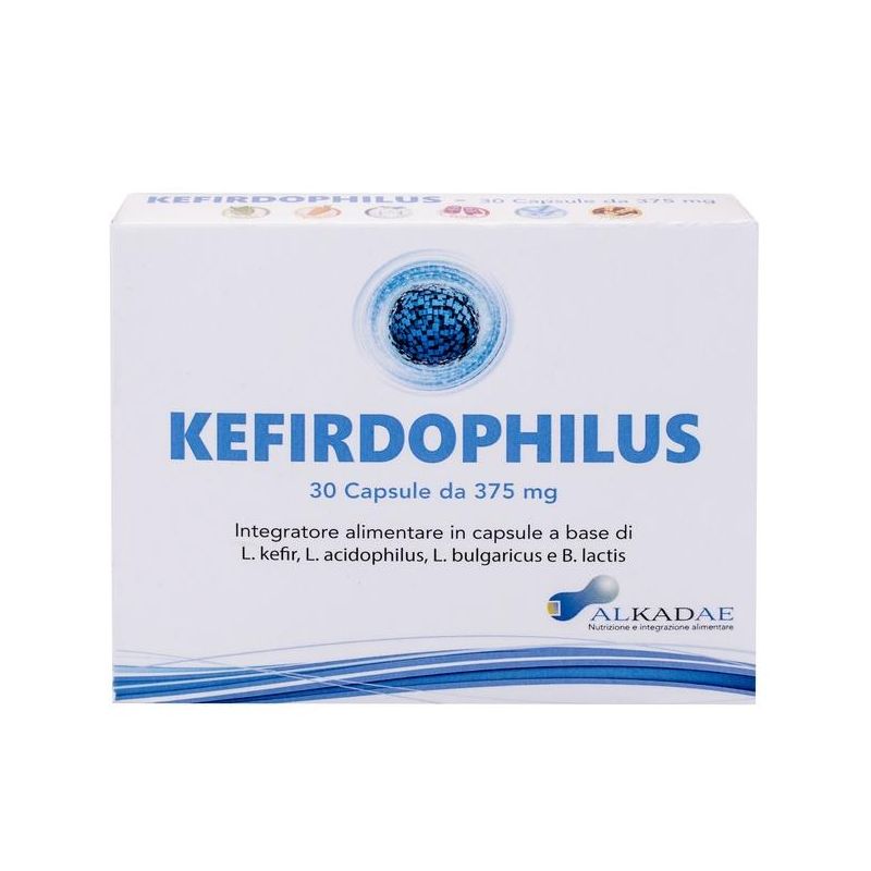 Alkadae Kefirdophilus - Integratore Probiotico, 30 Capsule