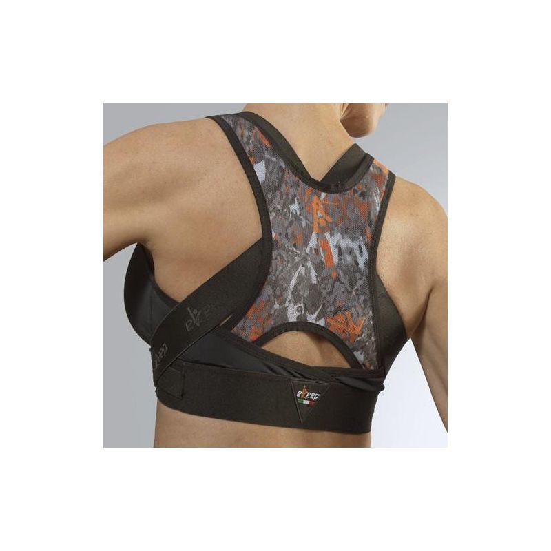 Reggiseno Sportivo Posturale Nero Ekeep B2 Active Bra - Taglia 6