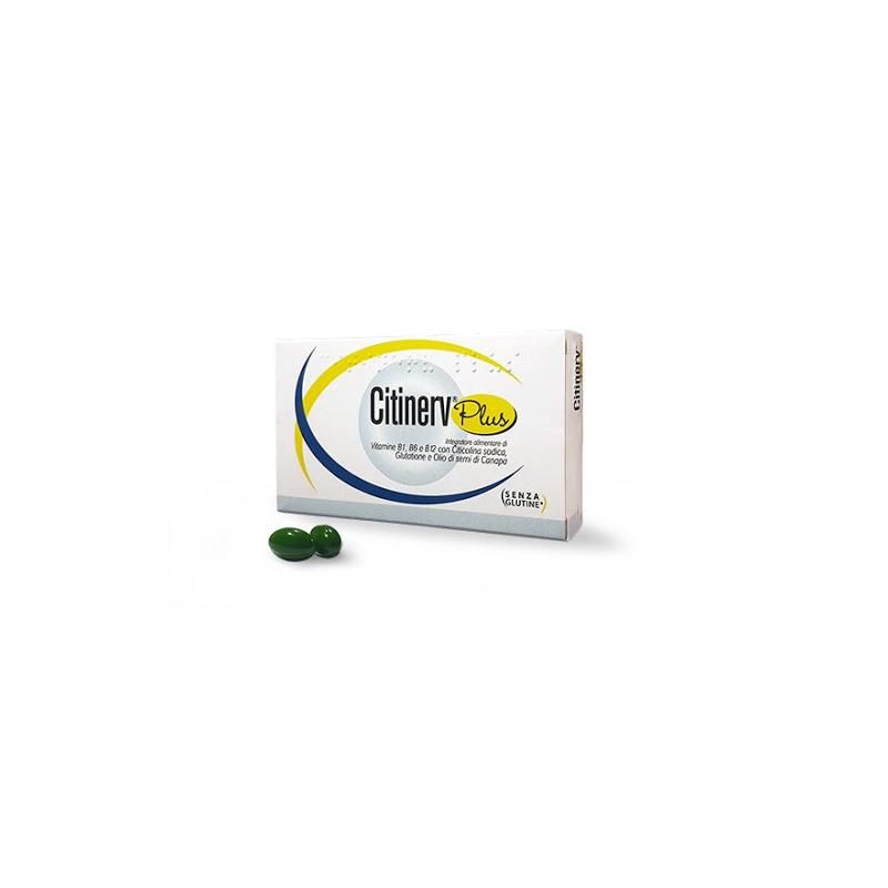 Citinerv Plus - Integratore Nutrizionale con 30 Capsule Molli