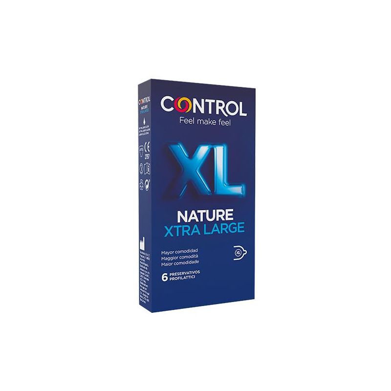 Control New Nature XL: Profilattici Extra-Large in Puro Latex Naturale
