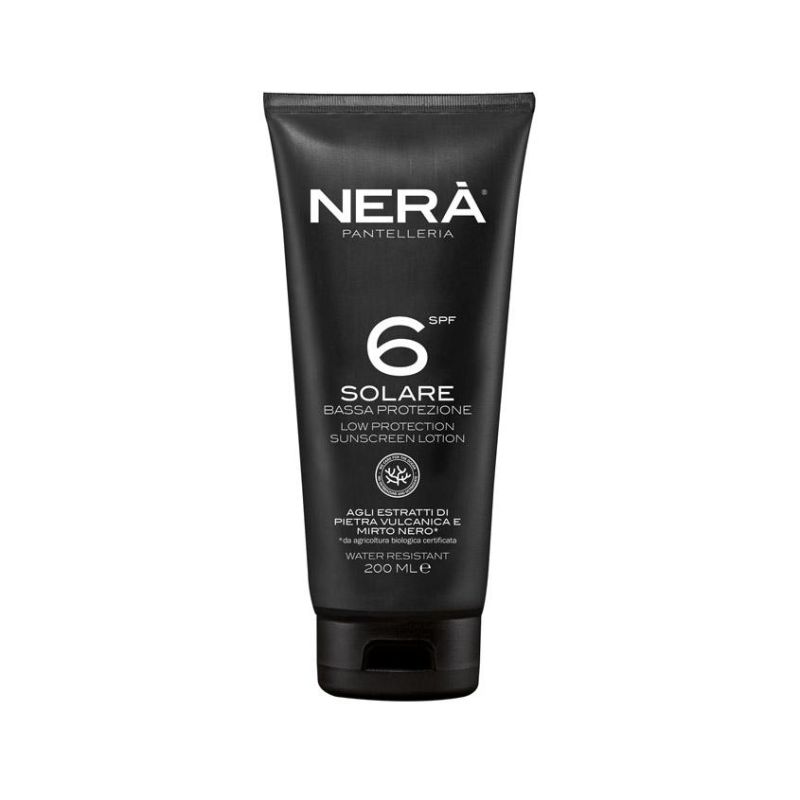 Crema Solare Nera SPF6 - Protezione Solare 200ml