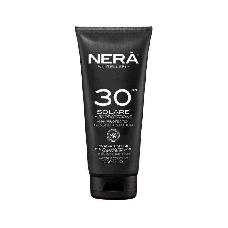 Crema Solare Nera SPF 30 - Protezione Solare Avanzata 200ml