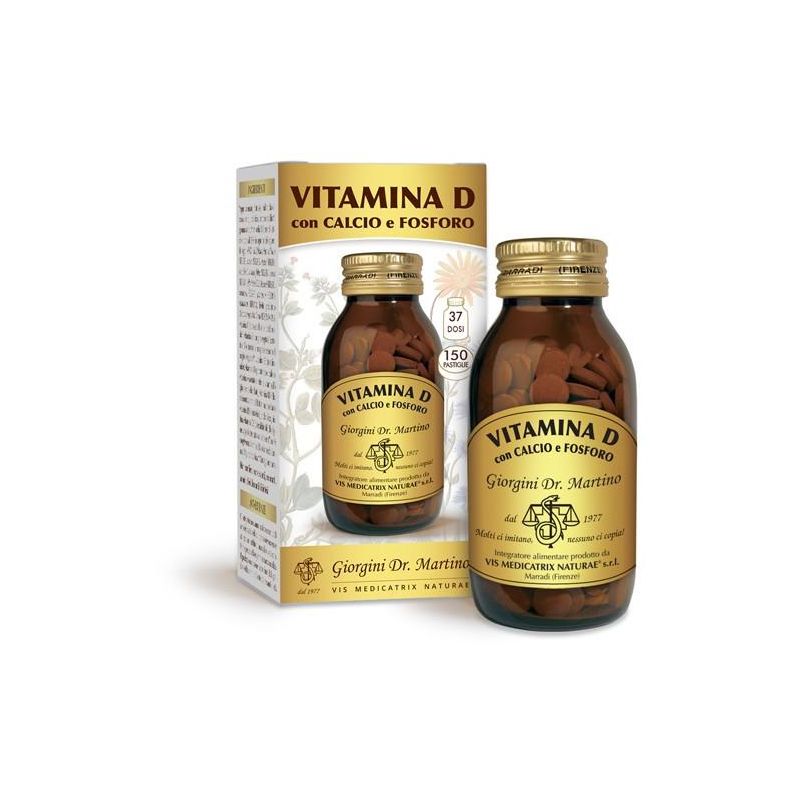 Dr. Giorgini Vitamina D con Calcio e Fosforo - 50 Pastiglie