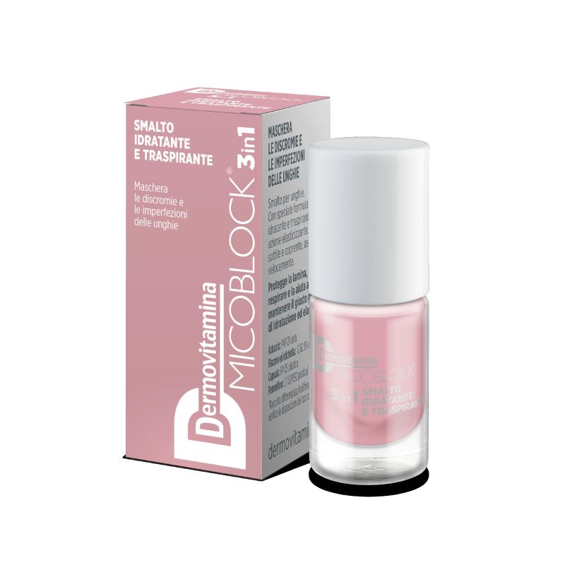Dermovitamina Micoblock 3-In-1 Nude Nail Polish, 5ml
