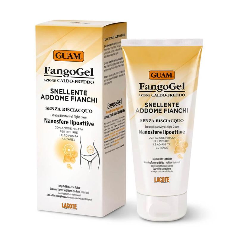 Guam FangoGel - Gel Snellente e Modellante per Addome e Fianchi, 150 ml