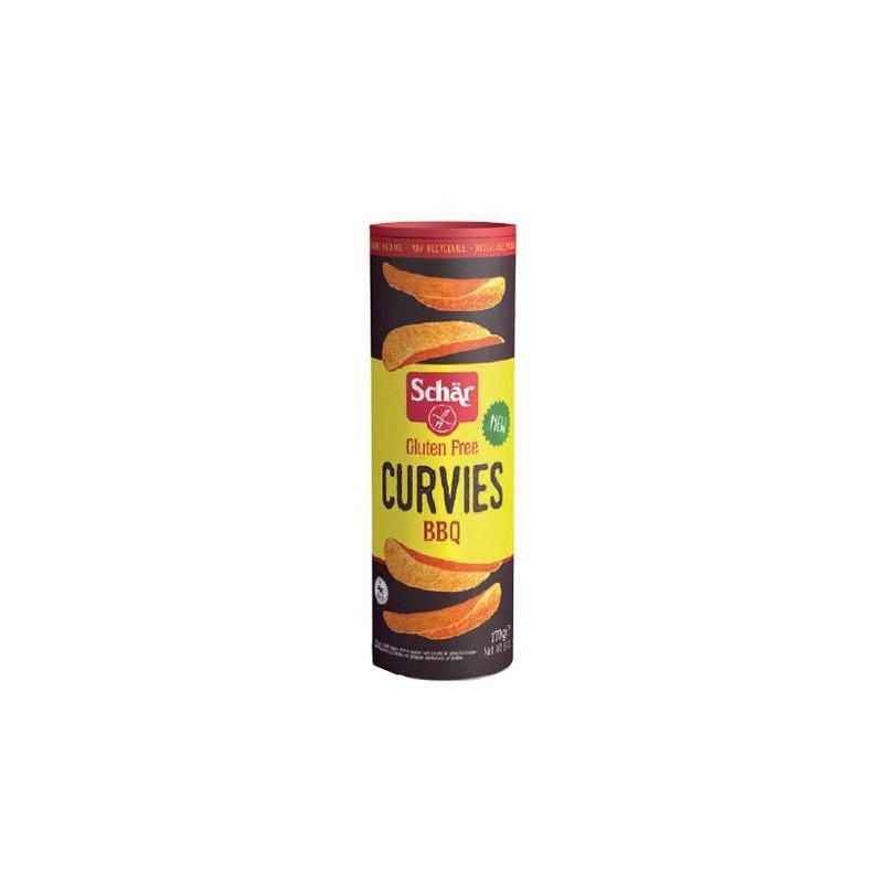 Schar Curvies BBQ, Chips di Patate Senza Glutine, 170g
