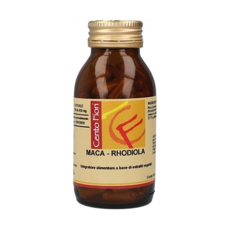 100 capsule vegetali di Maca e Rhodiola - Integratore naturale