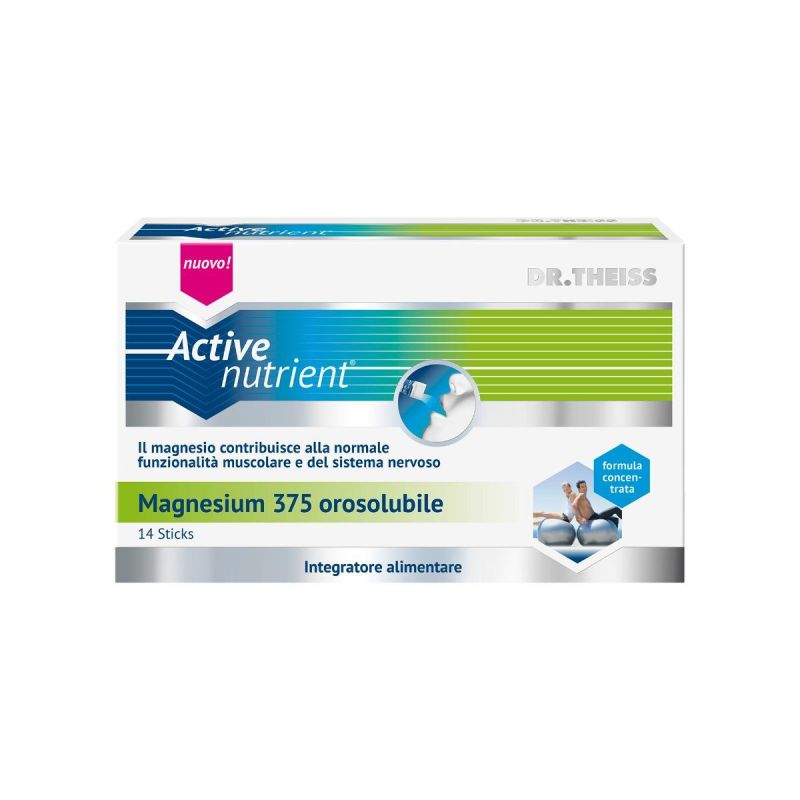 Dr Theiss Magnesium 375 Active Nutrient - 14 Orosoluble Sticks