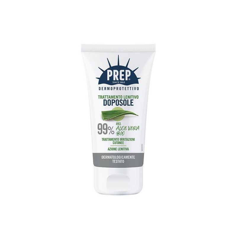 Gel Doposole Dermoprotettivo con Aloe Vera 150ml di Prep