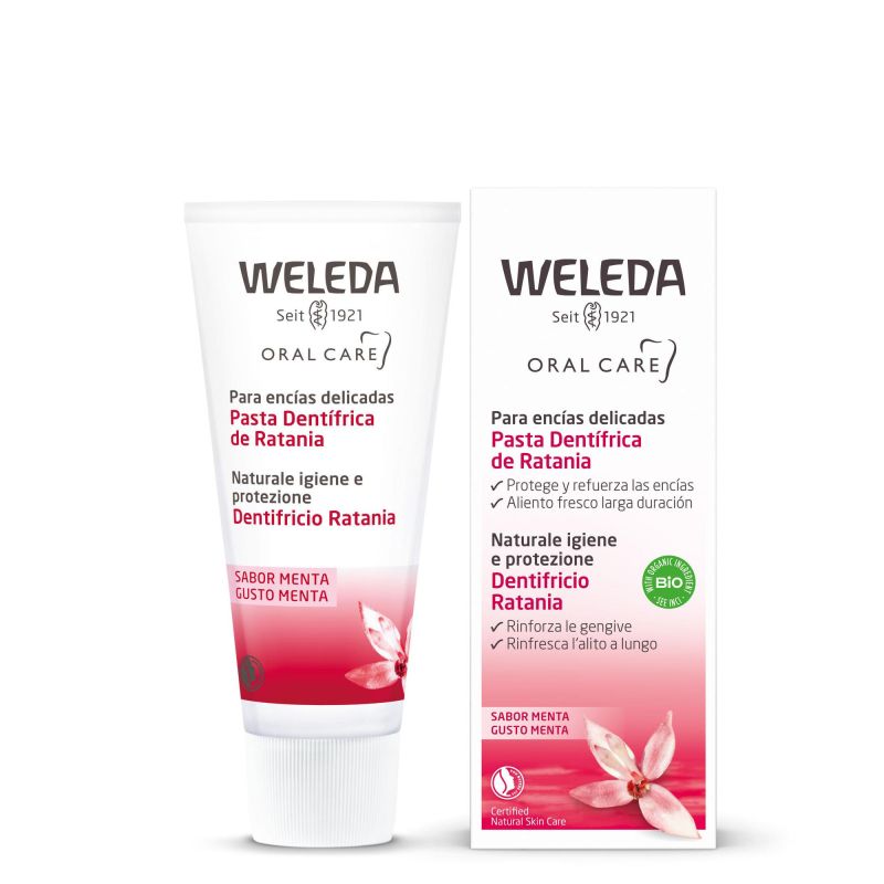 Weleda Dentifricio con Estratto di Ratania, 75ml