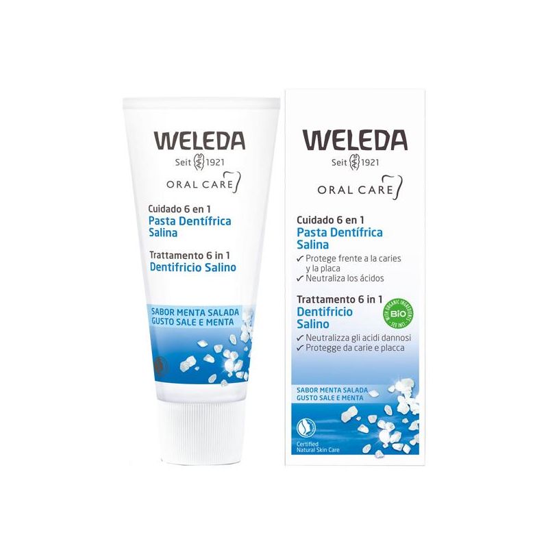 Weleda Dentifricio Salino in Tubo da 75ml