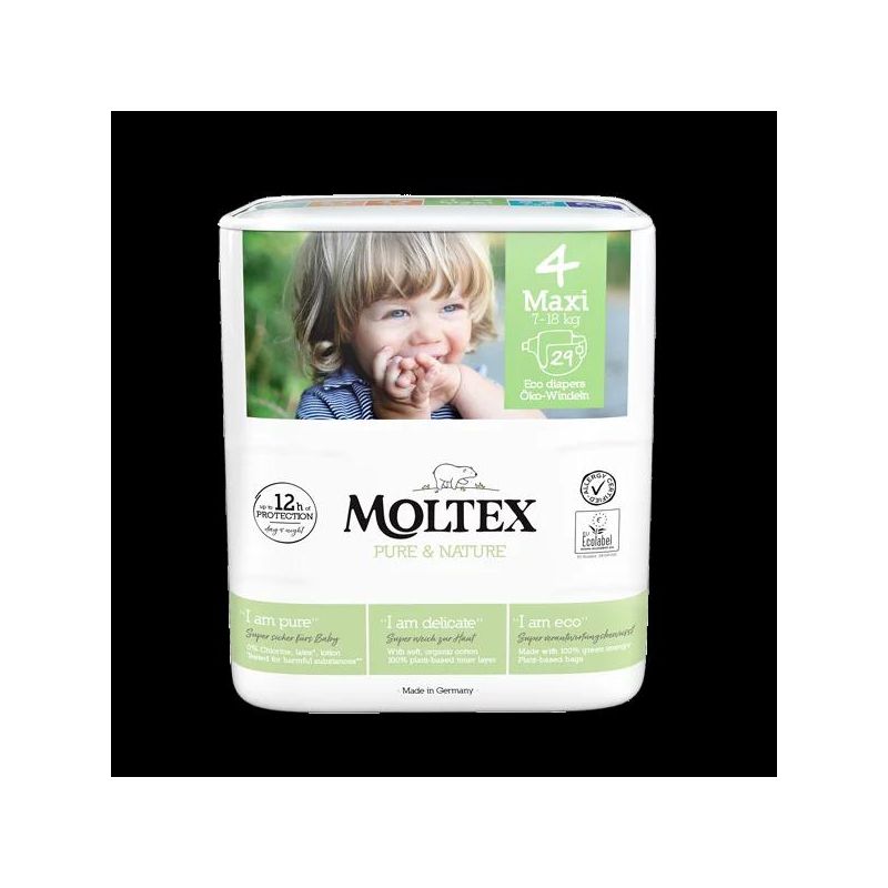 Pannolini Moltex Pure&Nature Taglia 4 Maxi 29 Pezzi 7-18kg