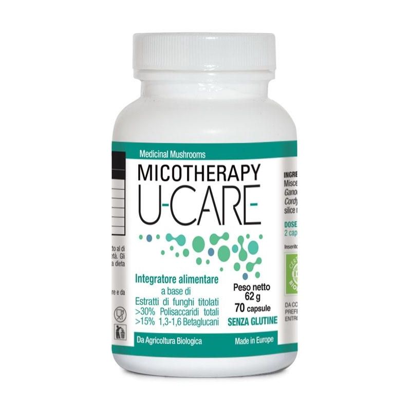 Micotherapy U-Care Health Support Capsules, 70 pezzi