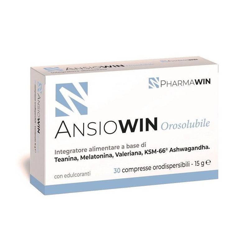 Ansiowin - 30 Compresse Orosolubili per Ansia