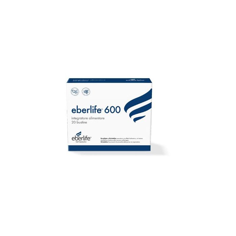 Eberlife 600 - 20 Bustine di Integratore Alimentare al Gusto Arancia