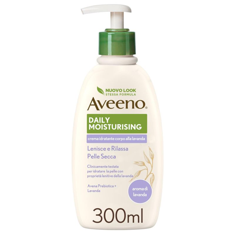 Aveeno Crema Idratante Corpo con Lavanda - 300ml