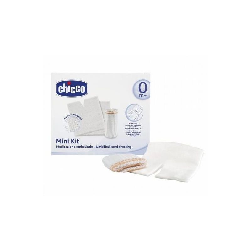 Kit di Medicazione Ombelicale Mini Chicco per Neonati