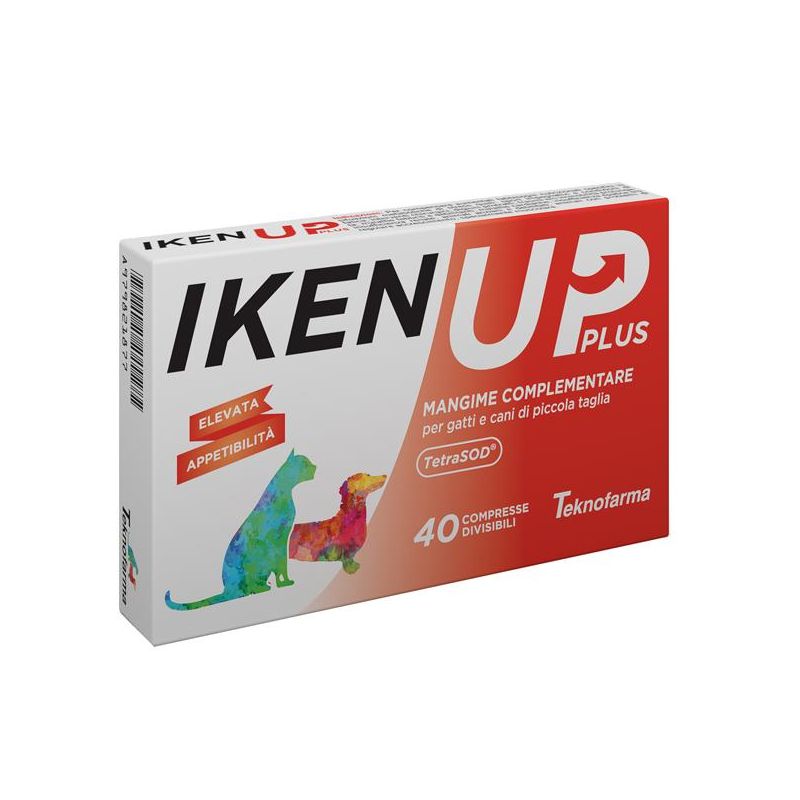 Iken Up Plus Integratore Multivitaminico per Cani e Gatti - 40 Compresse