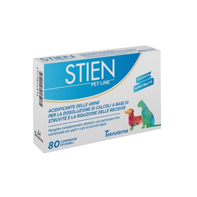 Stien Pet Line - Integratore per Cani e Gatti - 80 Compresse