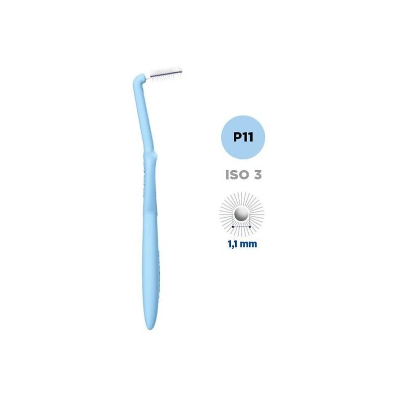 Scovolino Interdentale Curasept Proxi Angle P11 Azzurro 1,1mm - Pacco da 5