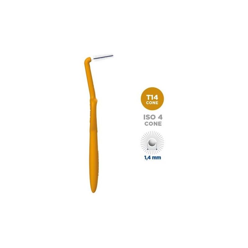 Curasept Proxi Angle - Set di 5 Scovolini Interdentali Angolati 1,4mm Ocra