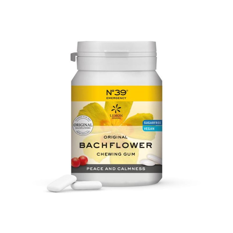 Gomma da Masticare Lemon Pharma N39 con Fiori di Bach, 60g