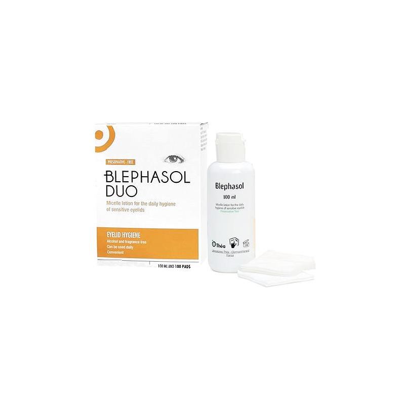 Blephasol Duo - Soluzione Micellare per Palpebre 100ml con Garze