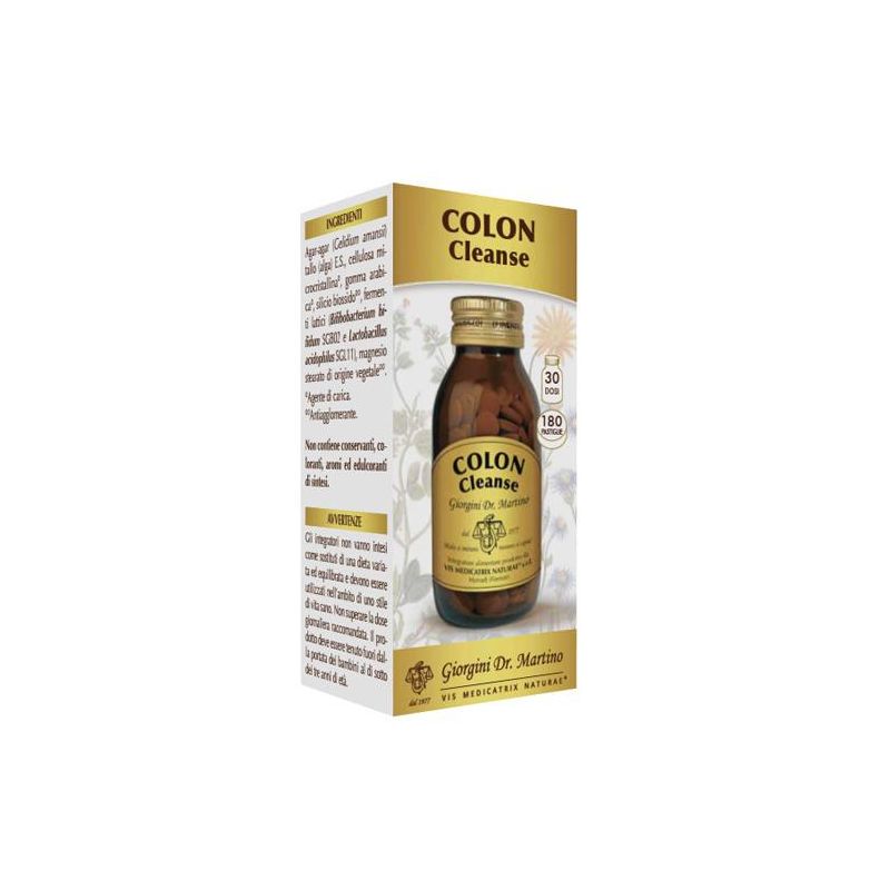 Colon Cleanse Detox - 180 Compresse per la Pulizia Intestinale