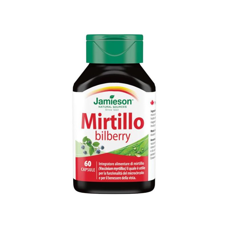 Jamieson Bilberry Capsule - Integratore di Mirtillo, 60 Capsule