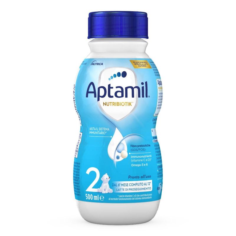 Aptamil Stage 2 Nutrizione Liquida per Bambini dai 6 Mesi - 500ml