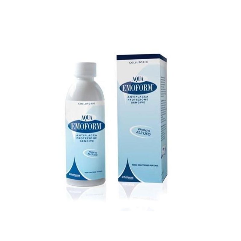 Emoform Aqua Collutorio - Protezione Quotidiana con Gusto Delicato, 300ml