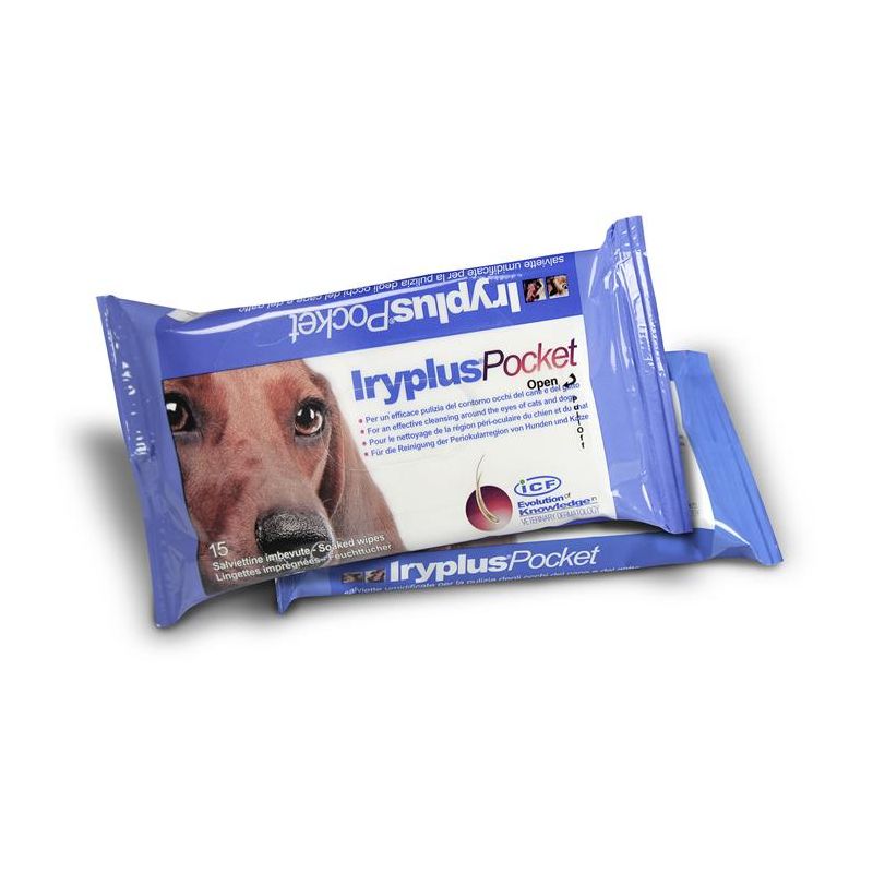 Iryplus Pocket - Salviettine per la Zona Perioculare di Cani e Gatti